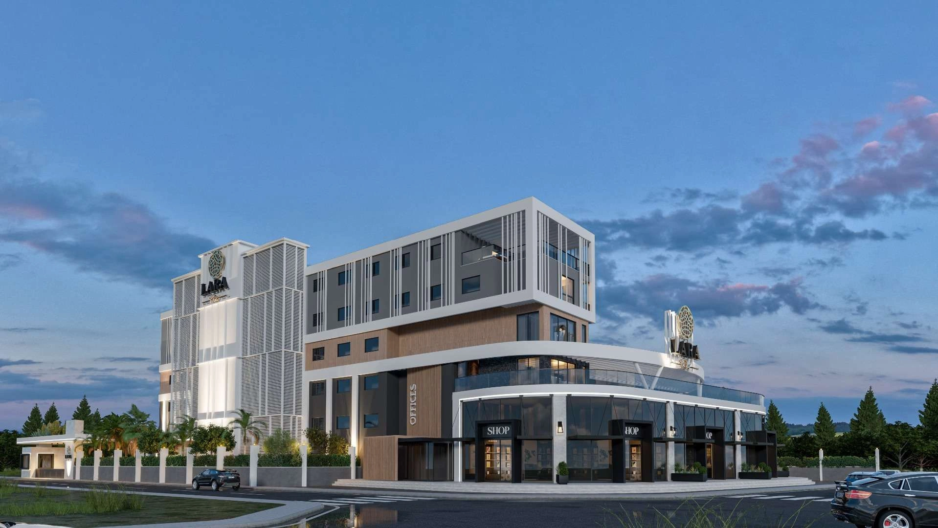 Luxurious luxury apartment complex in Antalya