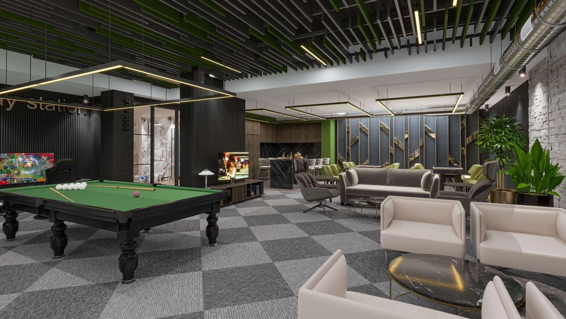 Luxurious luxury apartment complex in Antalya