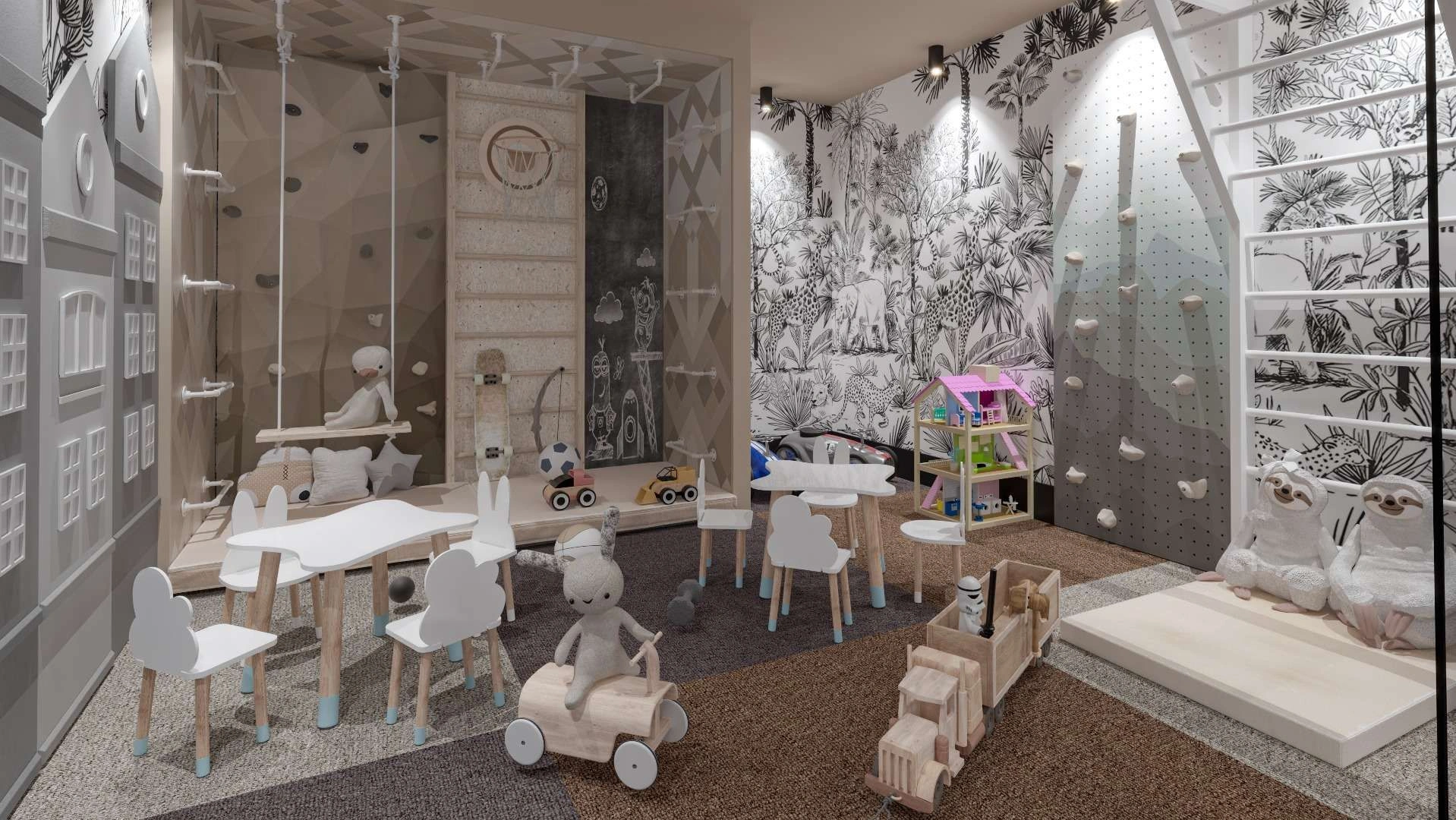 Luxurious luxury apartment complex in Antalya