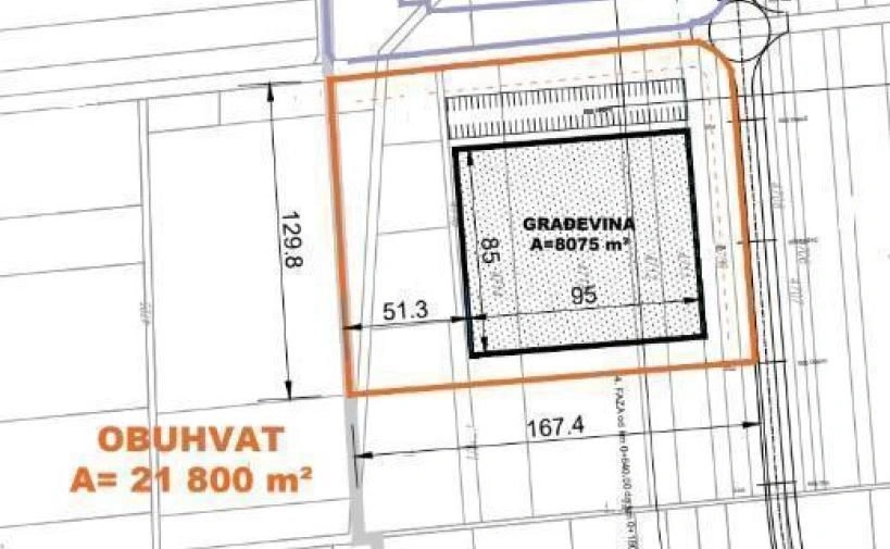 克罗地亚·萨格勒布郊区大型工业用地