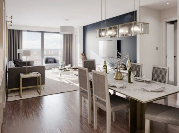 Stylish 71 m2 apartment after renovation in Birmingham