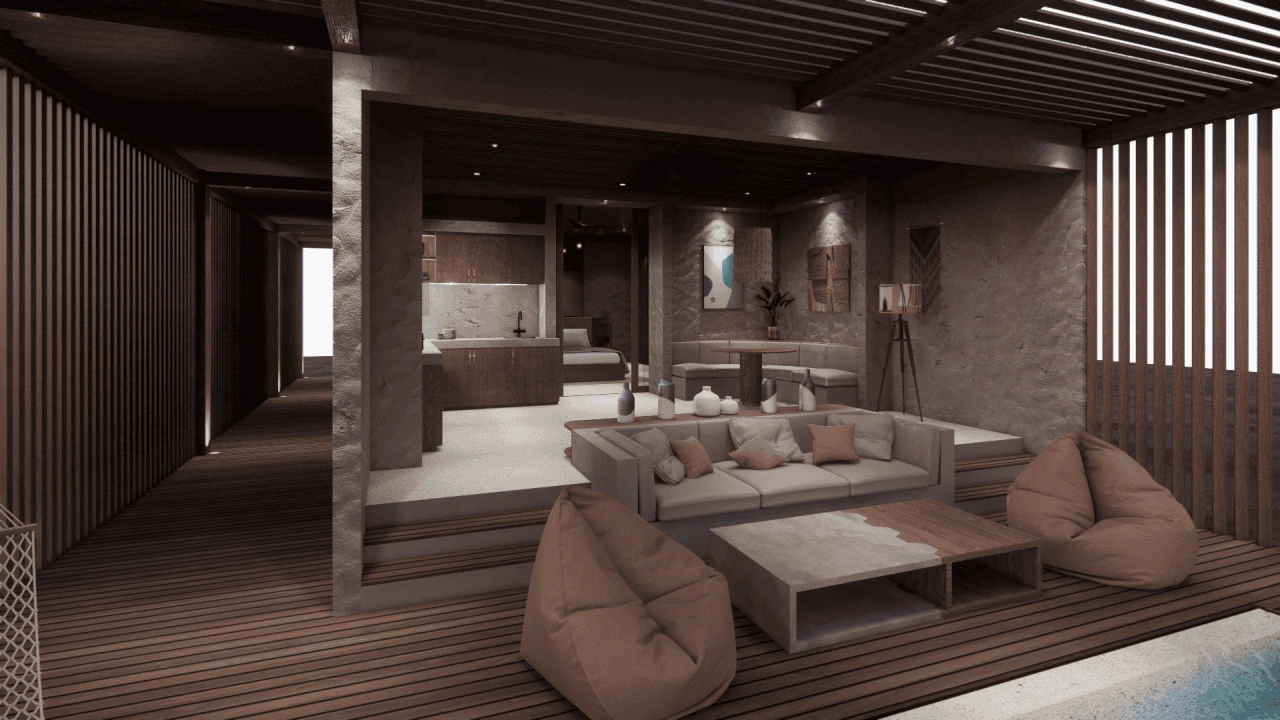 Villa de una planta 1+1 en Bahía Bumban