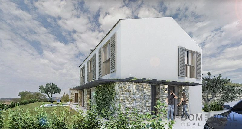 Villa 4+1 in the village of Nova vas nad Draganja in Piran