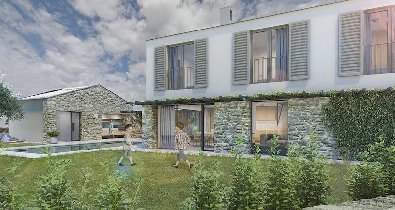 Villa 4+1 in the village of Nova vas nad Draganja in Piran