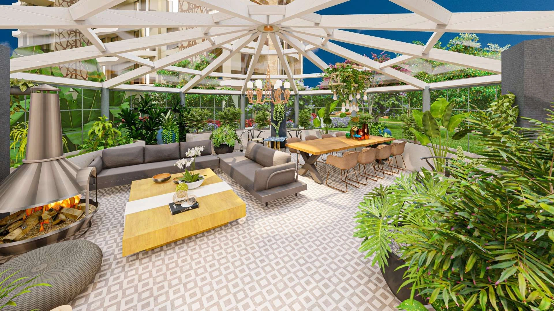 Business class project in Oba area of Alanya