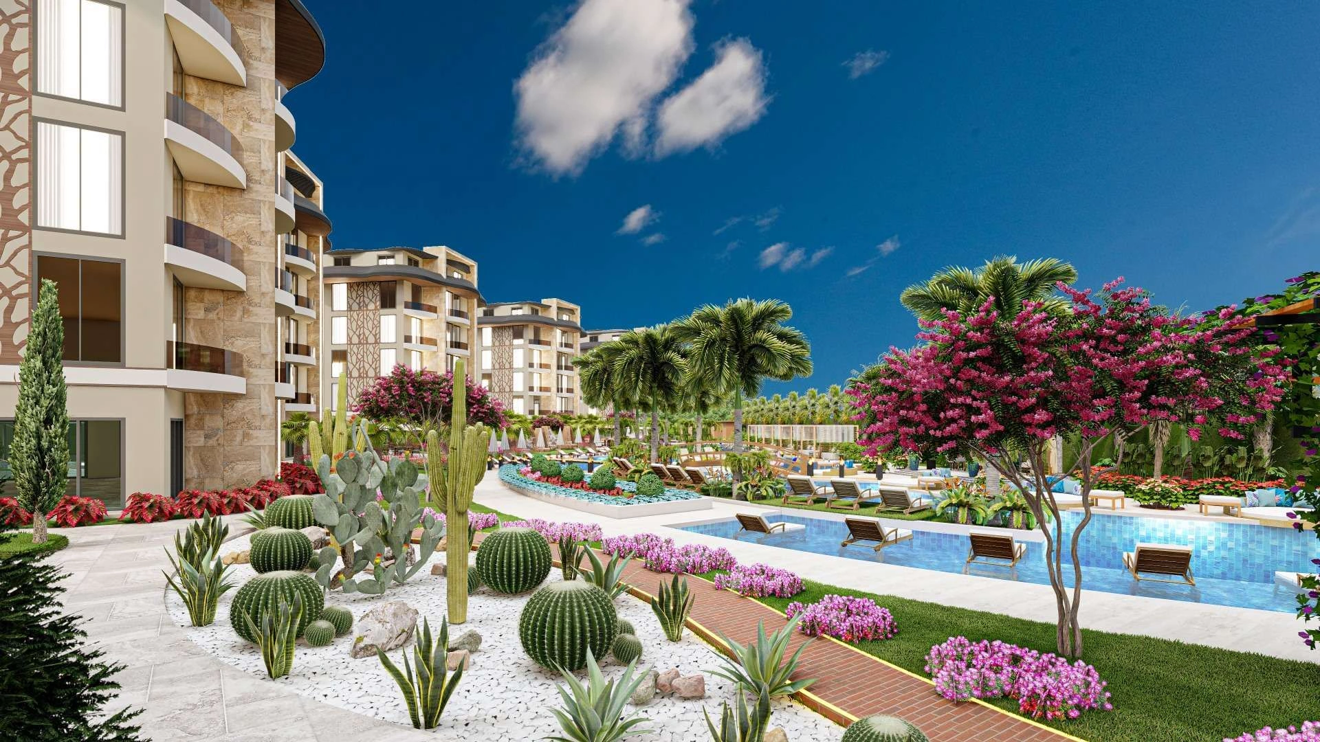 Business class project in Oba area of Alanya