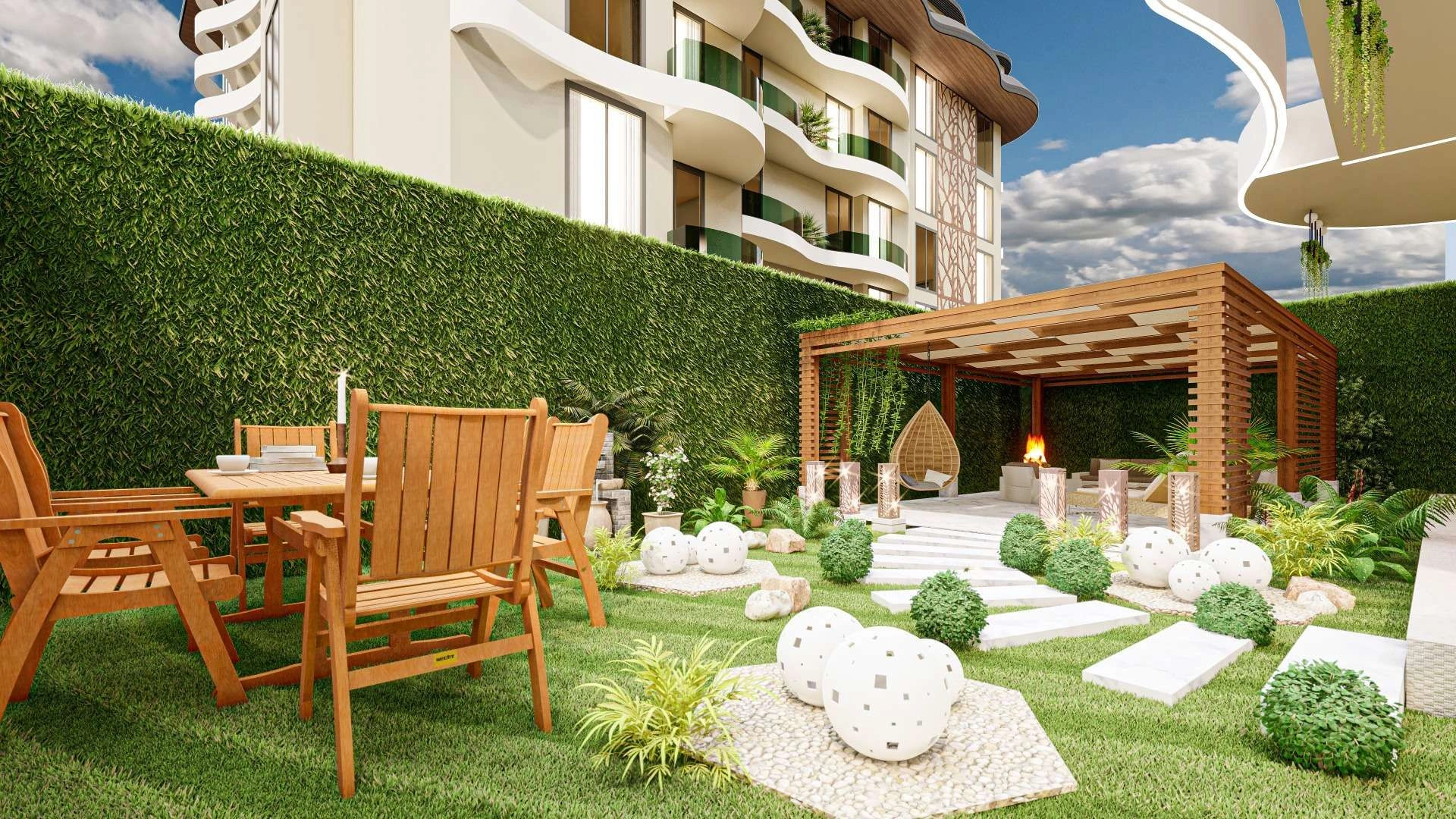 Business class project in Oba area of Alanya