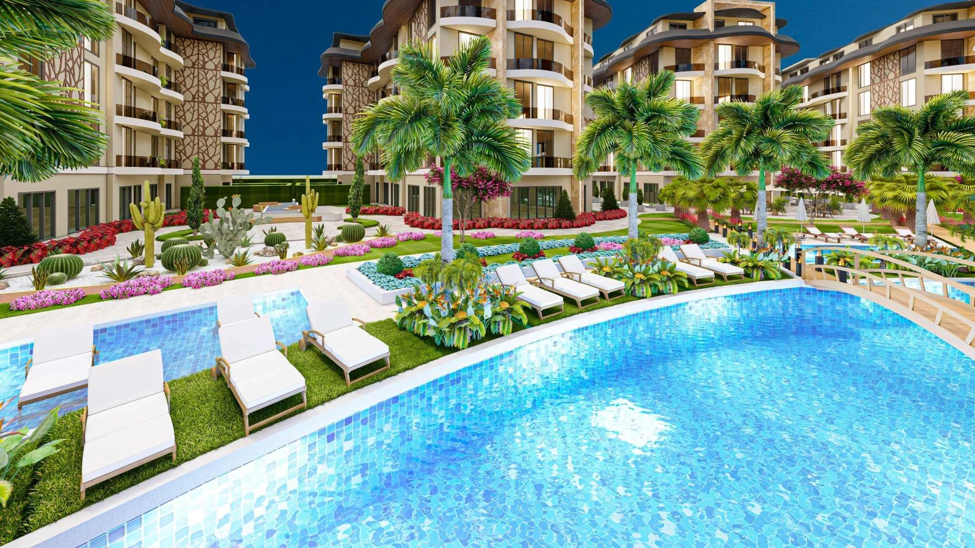 Business class project in Oba area of Alanya