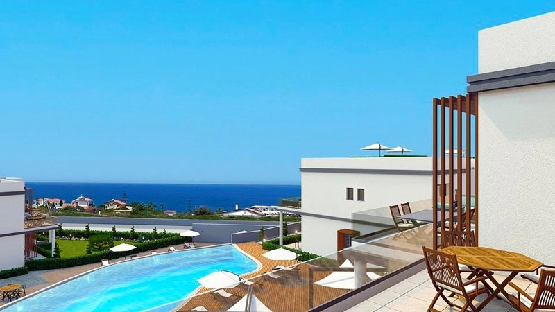 Apartamento 2+1 listo para entrar a vivir en Girne, Chipre del Norte