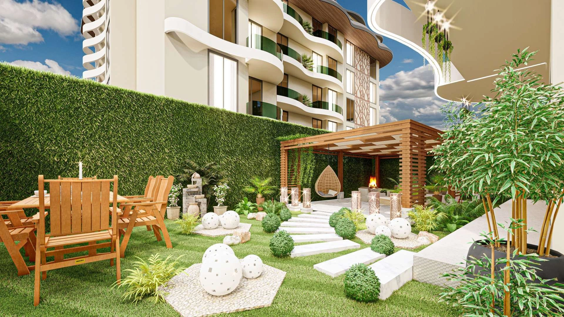 Business class project in Oba area of Alanya