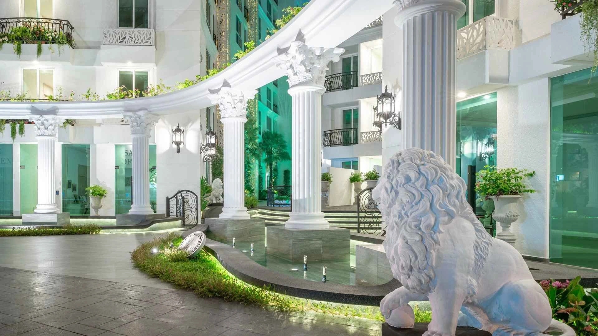 Luxury complex in center of Pattaya, Thailand