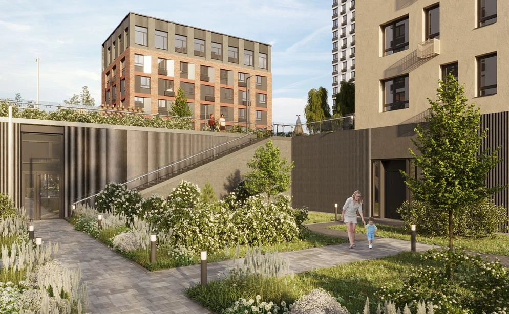 Modern family residential complex in the Verkh-Isetsky district