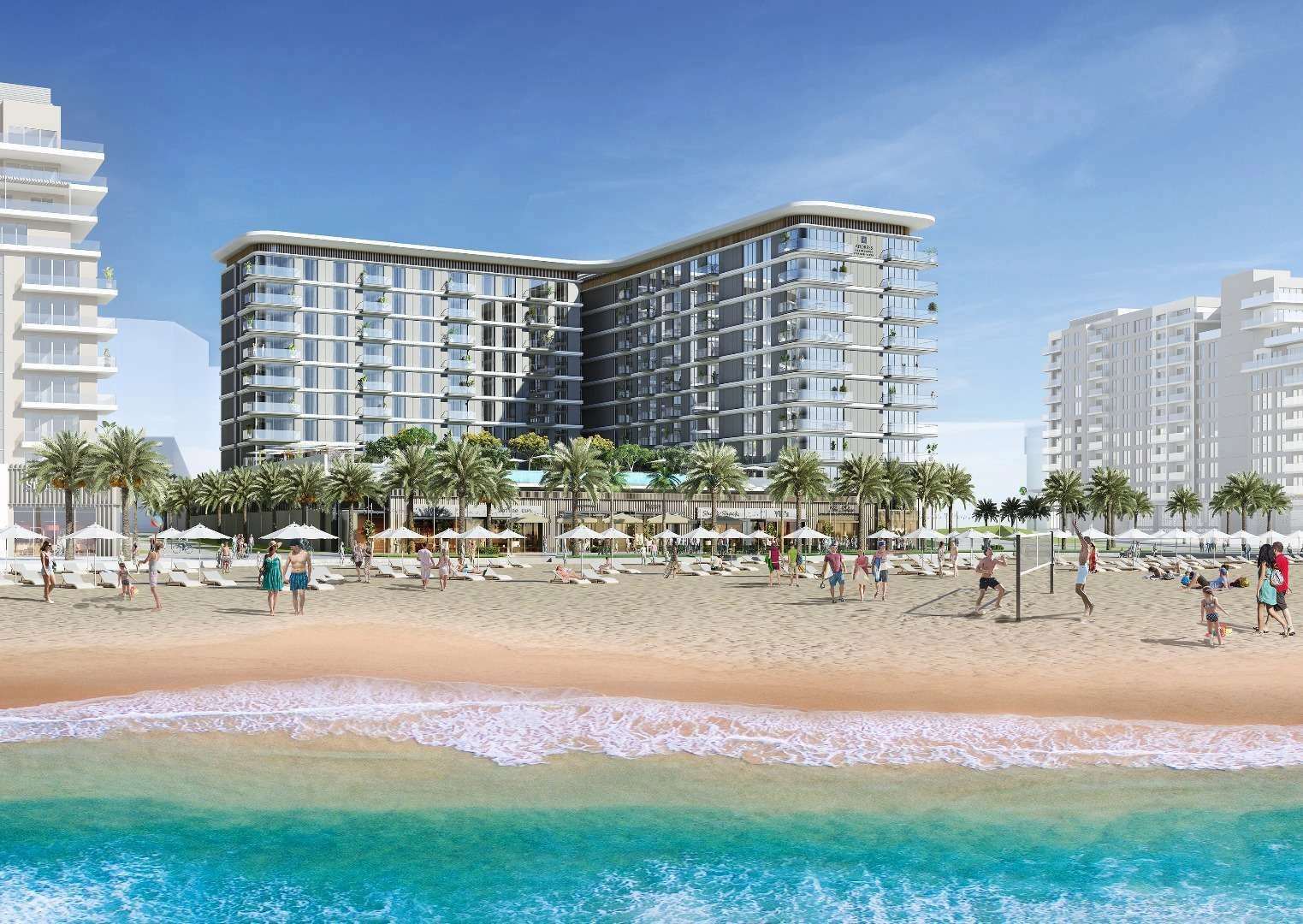 New residential complex with hotel services