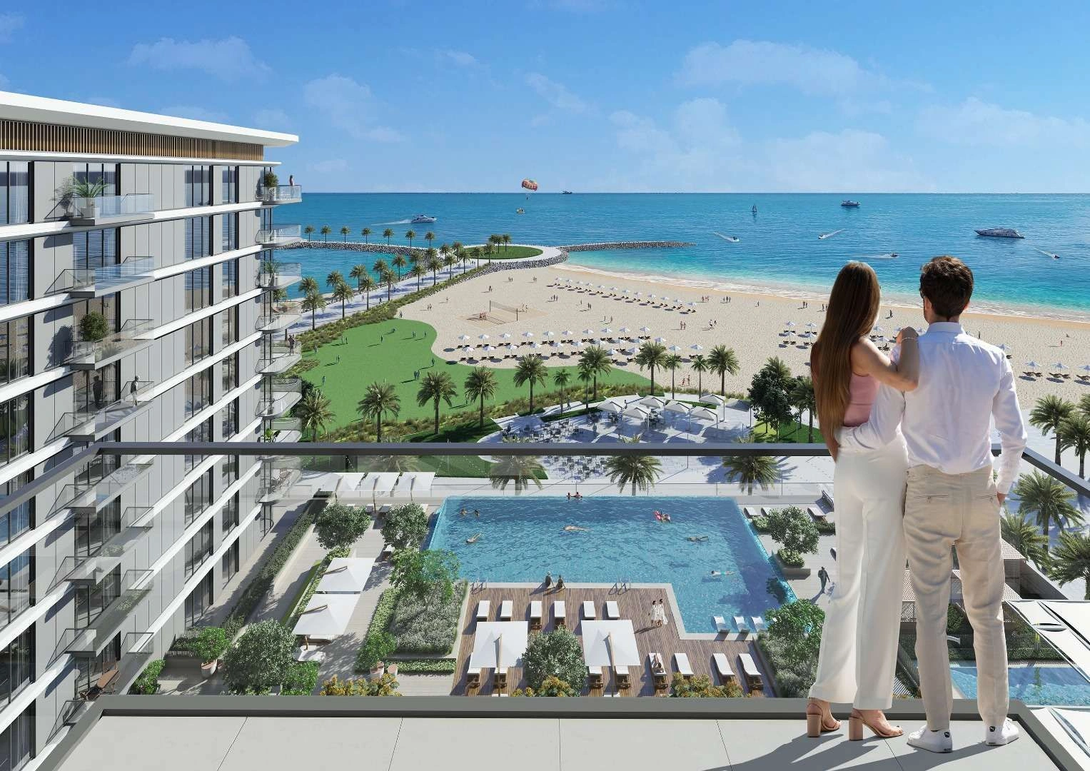 New residential complex with hotel services