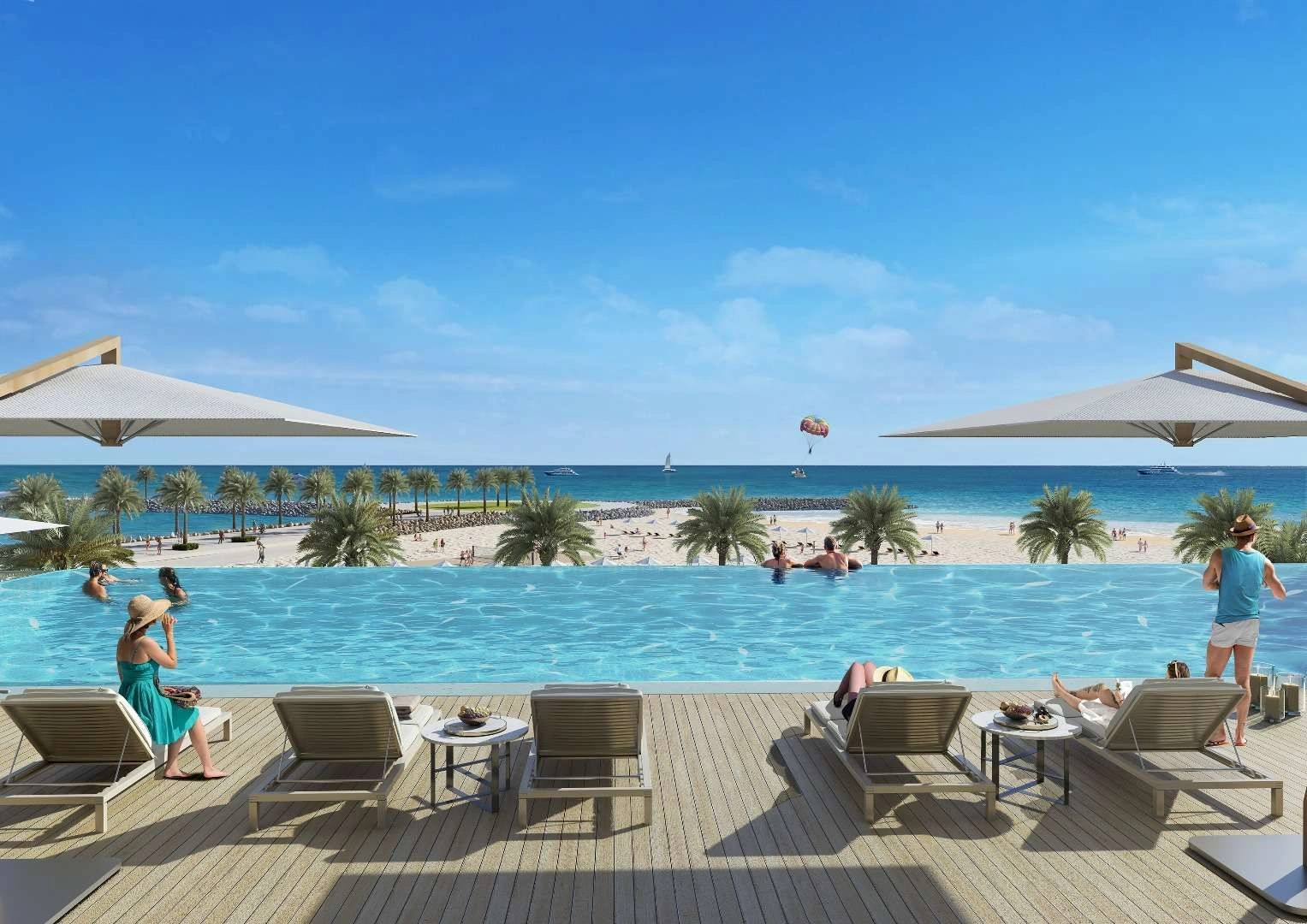 New residential complex with hotel services