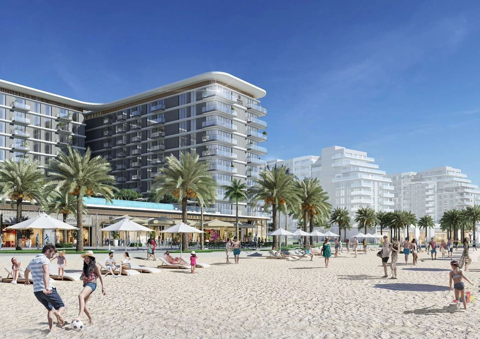 New residential complex with hotel services