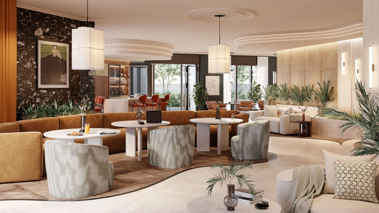 Modern 1+1 apartment with panoramic views of Manchester