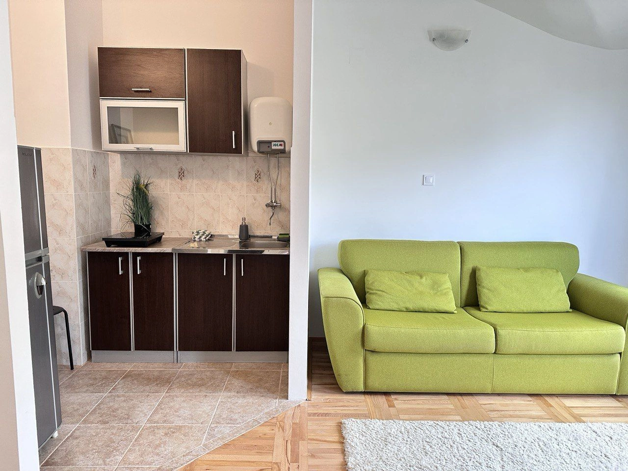 Cozy apartment 1+1 with sea views in Budva