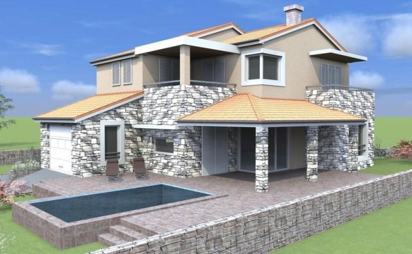 Urban land plot in Vodice, Croatia