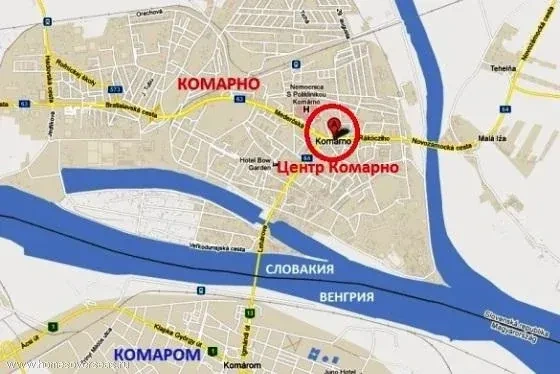 Elegante appartamento 2+1 con vista sulla città nel centro di Komárno