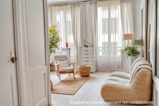 Refreshed apartment 2+1 in Paris, France