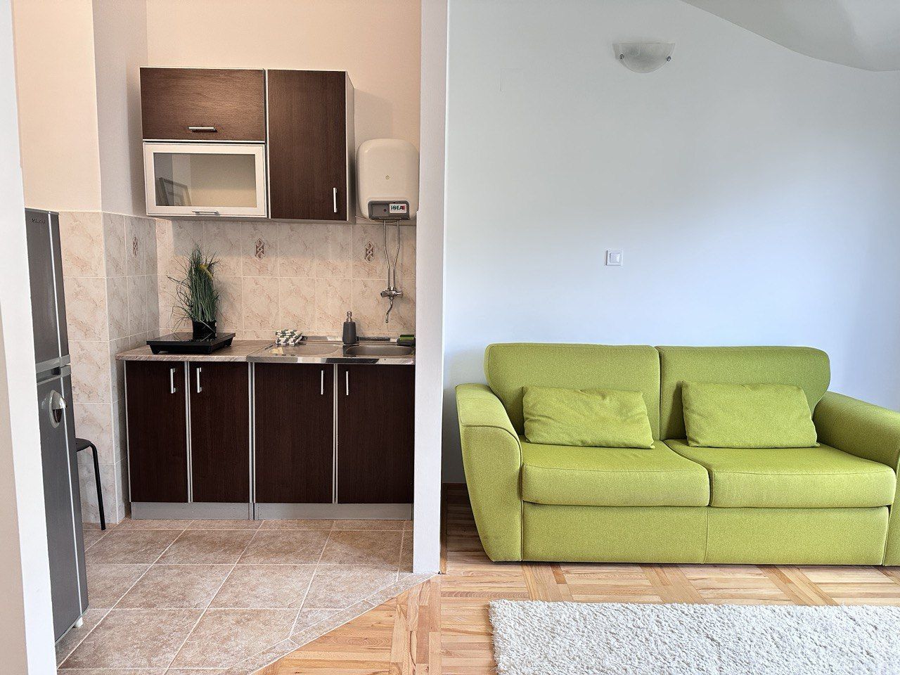 Cozy apartment 1+1 with sea views in Budva